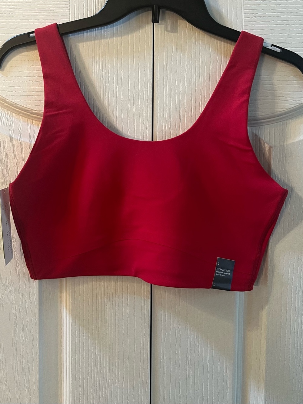 All in Motion Everyday Soft Medium Support Sports Bra Red